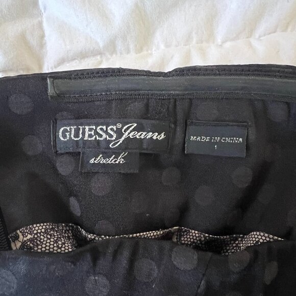 VINTAGE GUESS MINI BLACK DRESS (Worn Once, No Tags) - Picture 6 of 8
